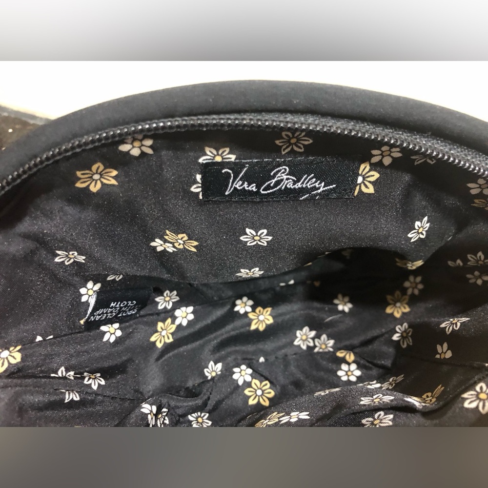 Vera Bradley Black Small Cosmetic Pouch - Picture 2 of 4
